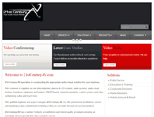 Tablet Screenshot of 21stcenturyav.com